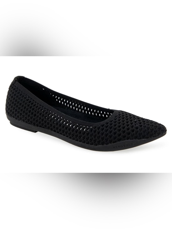 AEROSOLES Shoes - NIB Aerosoles Black Danielle Knit Ballet Flat Shoes- 8